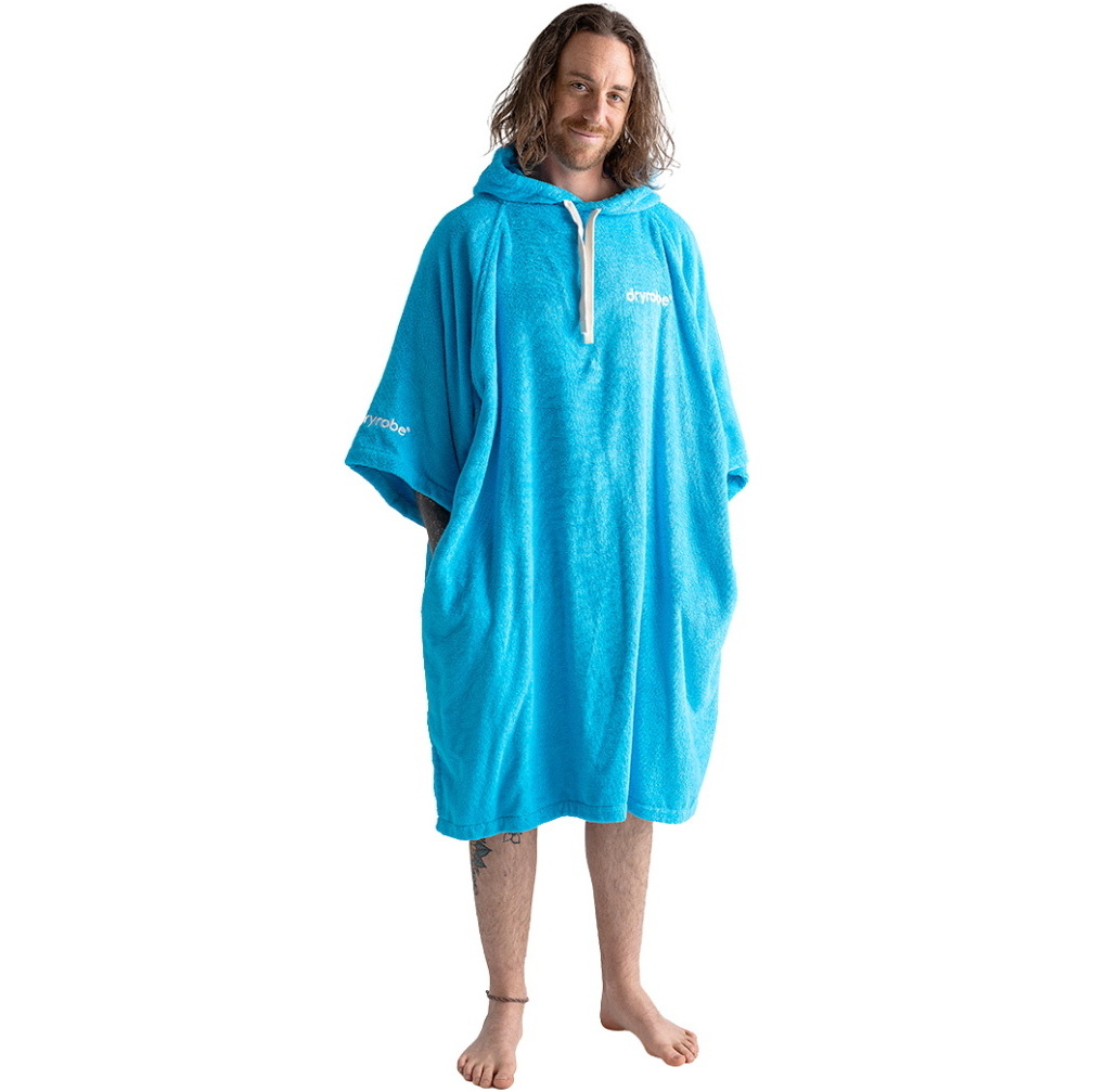 2026 Dryrobe Organic Towel Change Robe ORGANICTCRBL - Blue